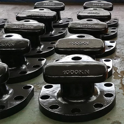 कास्ट आयरन QT450 टी हेड बोलार्ड 2000KN जहाजों के लिए ISO9001