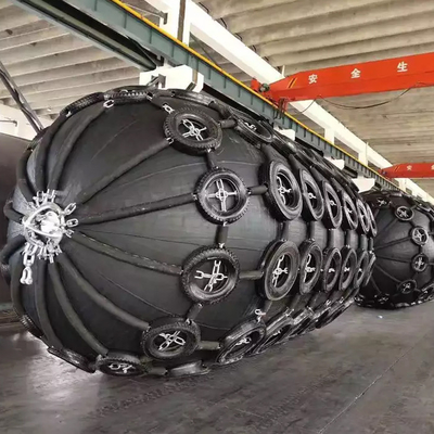 ISO17357 डॉक रबर फेंडर फ्लोटिंग न्यूमेटिक रबर फेंडर CTN टाइप: