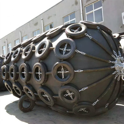ISO17357 डॉक रबर फेंडर फ्लोटिंग न्यूमेटिक रबर फेंडर CTN टाइप: