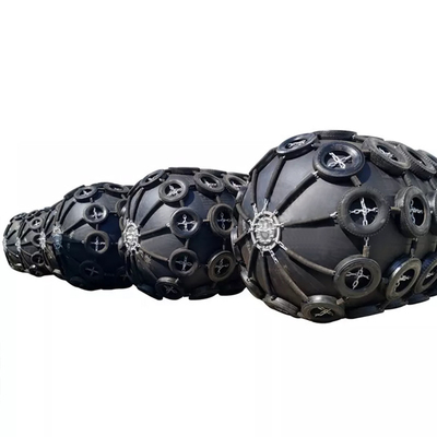 ISO17357 1:2014 वायवीय Inflatable रबर फेंडर 3.3 * 6.5M 80kPa एसटीएस संचालन के लिए