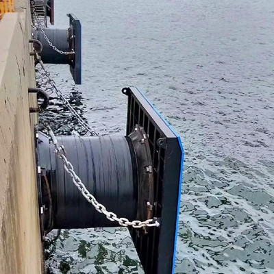 ABS सर्टिफिकेट सेल रबर फेंडर 1600H पहनें प्रतिरोधी वेसल्स जेट्टी डॉक प्रोटेक्शन