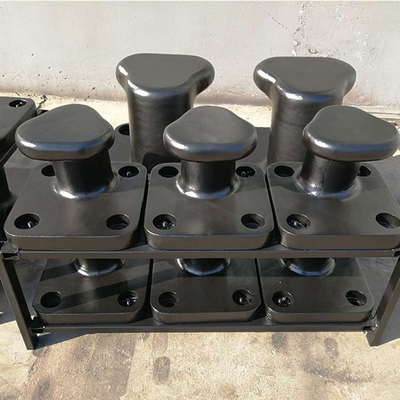 OEM सेवा 100 टन मूरिंग बोलार्ड्स QT450 कास्ट आयरन बोलार्ड्स