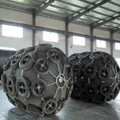 फ्लोटिंग Iso17357 न्यूमेटिक रबर फेंडर 80kpa एसटीएस ऑपरेशन