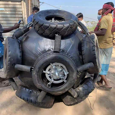 Bv प्रमाणित 50kpa योकोहामा रबर फेंडर Oem का स्वागत किया