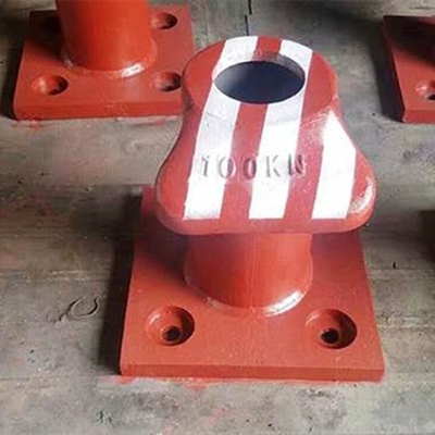 डबल बिट रस्सी जहाज लंगर bollards बड़ी क्षमता