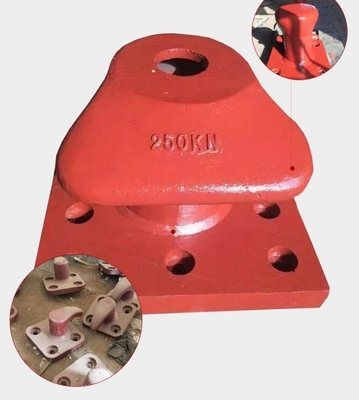 डबल बिट रस्सी जहाज लंगर bollards बड़ी क्षमता