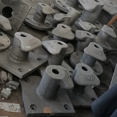 डबल बिट रस्सी जहाज लंगर bollards बड़ी क्षमता
