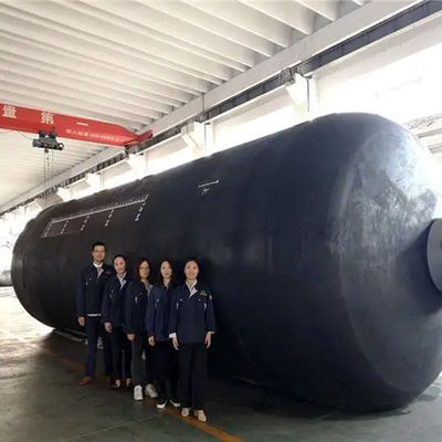 ISO17357 पनडुब्बी फेंडर स्लिंग प्रकार inflatable Pneumatic Fender