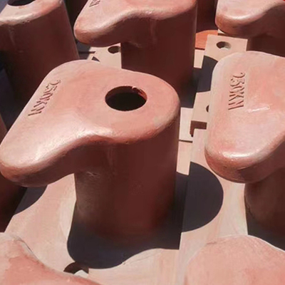 मानक डिजाइन चांदी खत्म के लिए अनुकूलित स्टील मोरिंग bollards डॉकिंग के लिए