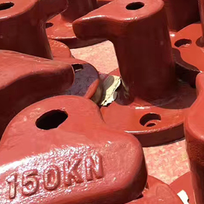 मानक डिजाइन चांदी खत्म के लिए अनुकूलित स्टील मोरिंग bollards डॉकिंग के लिए