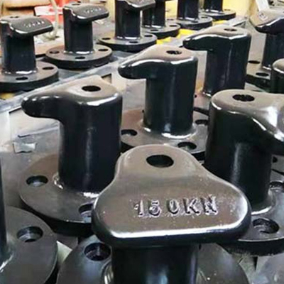 लंगर लगाना बोलार्ड 150T कास्ट स्टील डॉकिंग सहायक उपकरण Wharf Pier Bollard