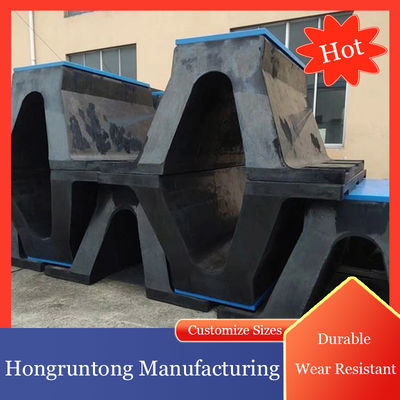 डॉक रबर फेंडर टिकाऊ सामग्री मौसम प्रतिरोधी आसान स्थापना उच्च ऊर्जा अवशोषण