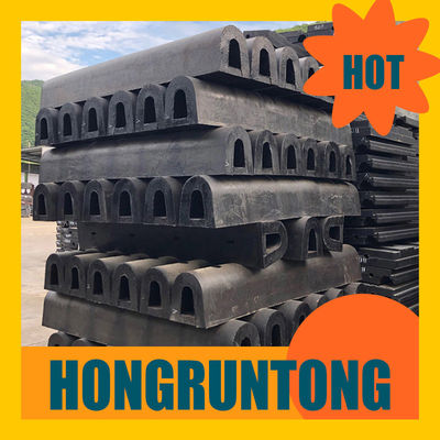 डी रबर फेंडर मजबूत संपीड़न शक्ति लंबे समय तक चलने वाला लोच विश्वसनीय डॉक सुरक्षा