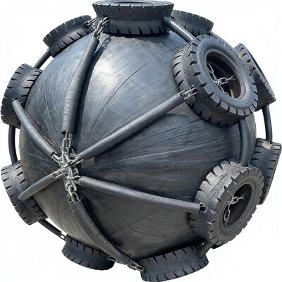 फुलाए जाने योग्य रबर फेंडर उच्च प्रभाव अवशोषण उत्कृष्ट समुद्री जल प्रतिरोध हल्के