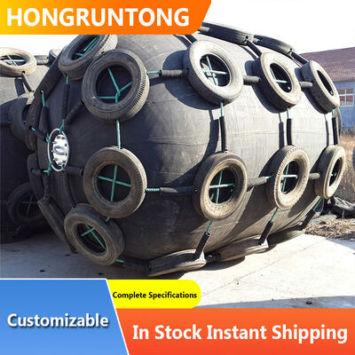 फुलाए जाने योग्य रबर फेंडर उच्च प्रभाव अवशोषण उत्कृष्ट समुद्री जल प्रतिरोध हल्के