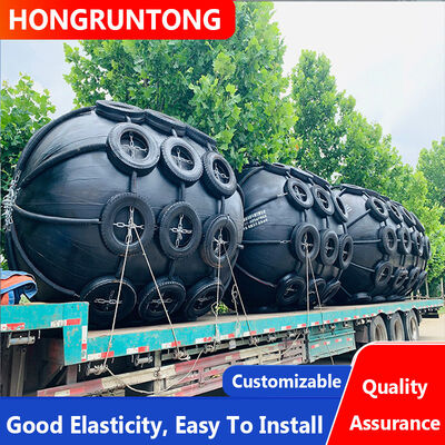 योकोहामा वायवीय फेंडर उच्चतम विरोधी टक्कर प्रबलित रबर स्थायित्व स्थिर